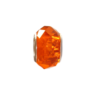 Korálek KRYSTAL broušený oranžový - TOPBEADS