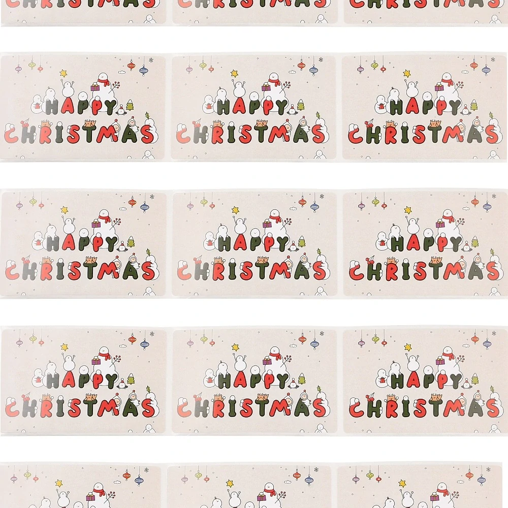 Dekorativní samolepky Vánoční Happy Christmas - 50 ks