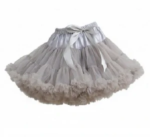 Sukně TUTU PETTI Extra objem pro 5-11 let - šedá