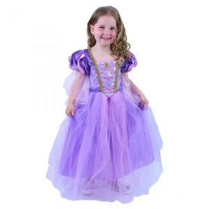 Dětské šaty fialové PRINCEZNA karneval kostým