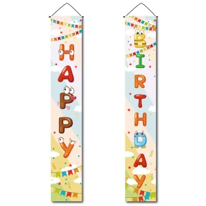 Narozeninová dekorace závěsná Happy Birthday 2 ks