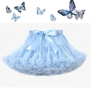 Sukně TUTU PETTI Extra objem Holubí modř točitá sukně