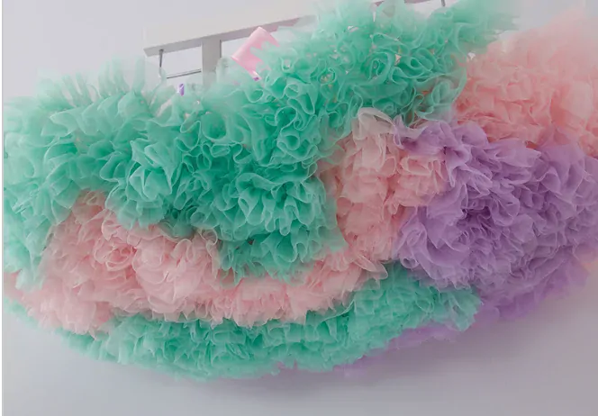 Duhovka sukně TUTU PETTI Extra objem pro 9-16 let cukrová vata