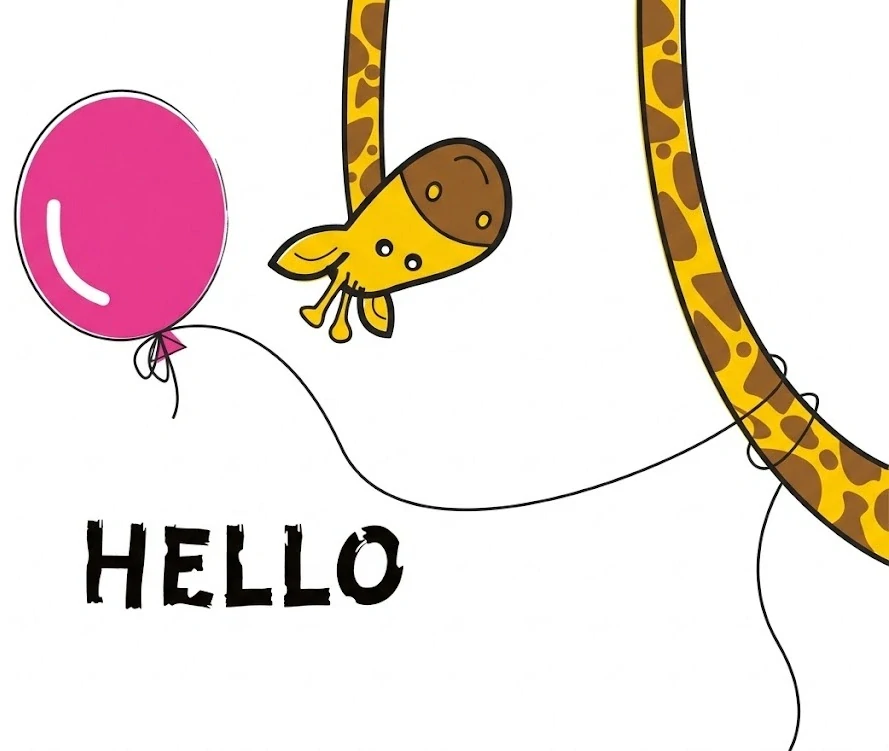 Samolepka na zeď nebo nábytek - Žifara Hello