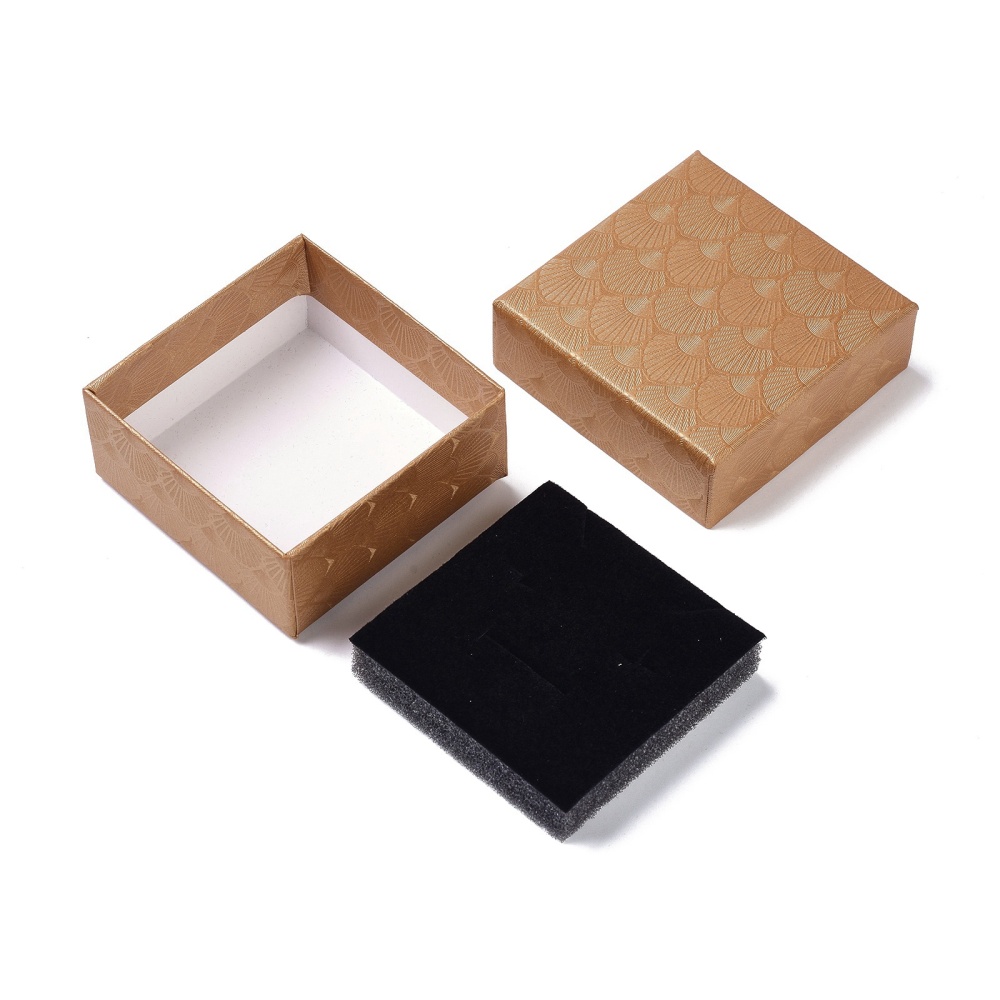 Krabička hnědá medová 7,5x7,5x3,6