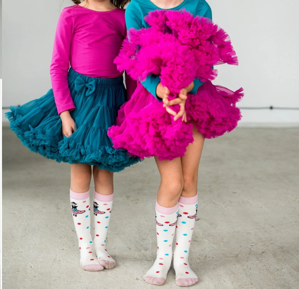 Sukně Dívčí Tutu Petti Malinová Zmrzlina - Manufaktura Extra Objem