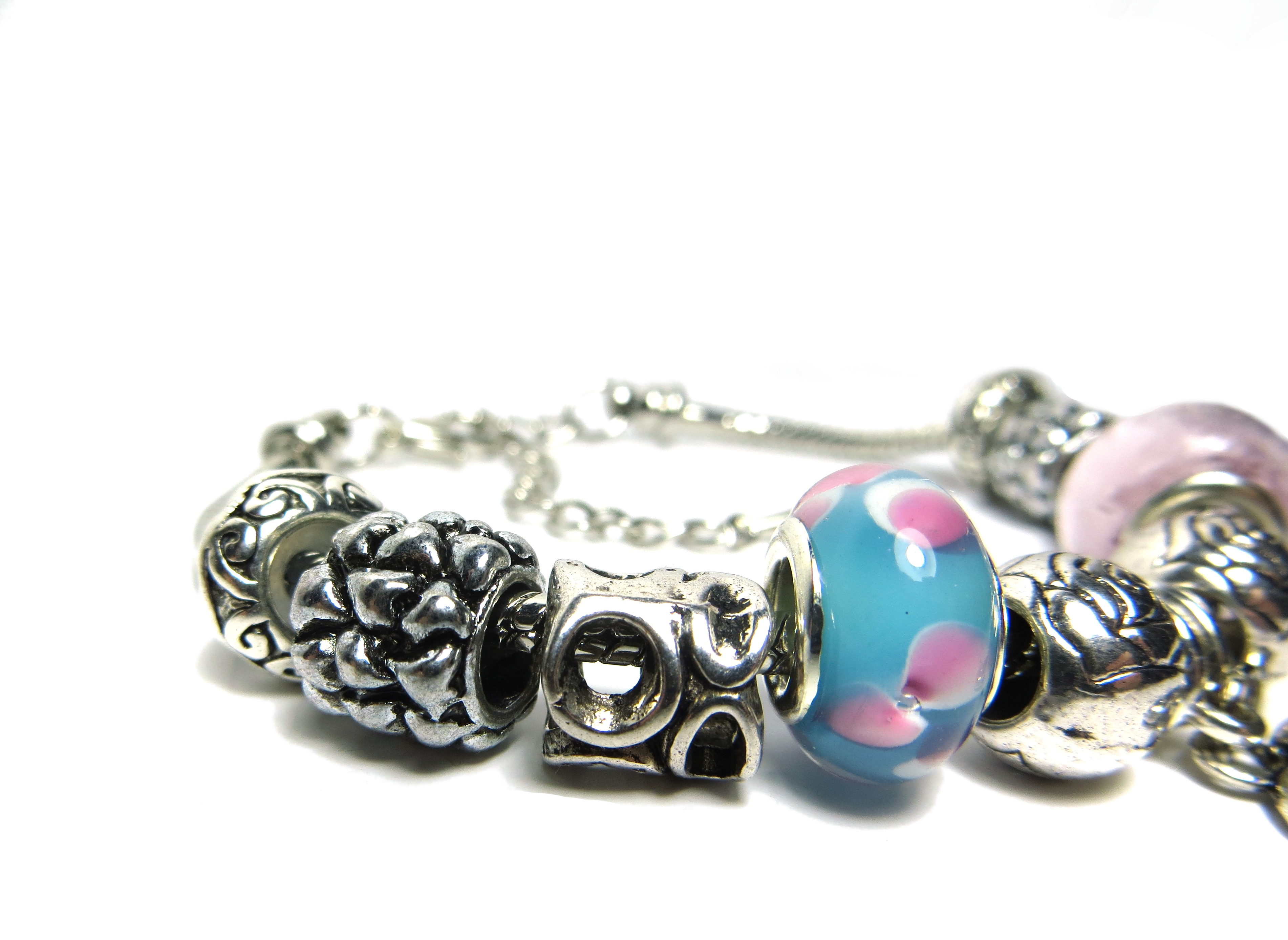 Náramek s korálky FAITH - TOPBEADS 19-22 cm