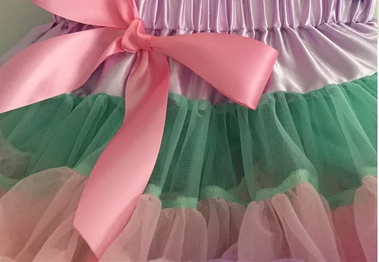 Duhovka sukně TUTU PETTI Extra objem pro 9-16 let cukrová vata