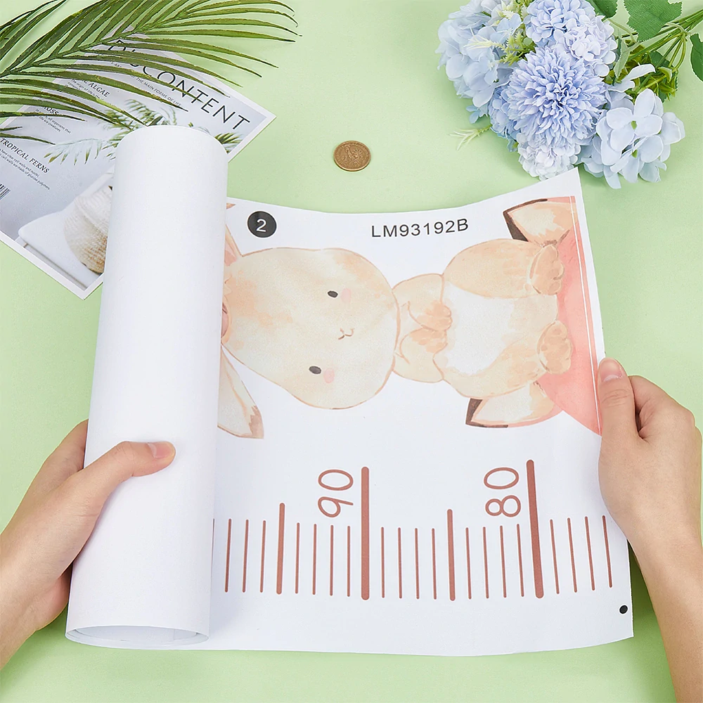 Dětský růstový metr na zeď - Jednorožec a zvířátka