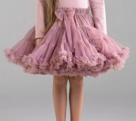 Dámská Sukně Tutu Petti Růžový Pudr Tylová - Manufaktura Extra Objem Tvujdesign