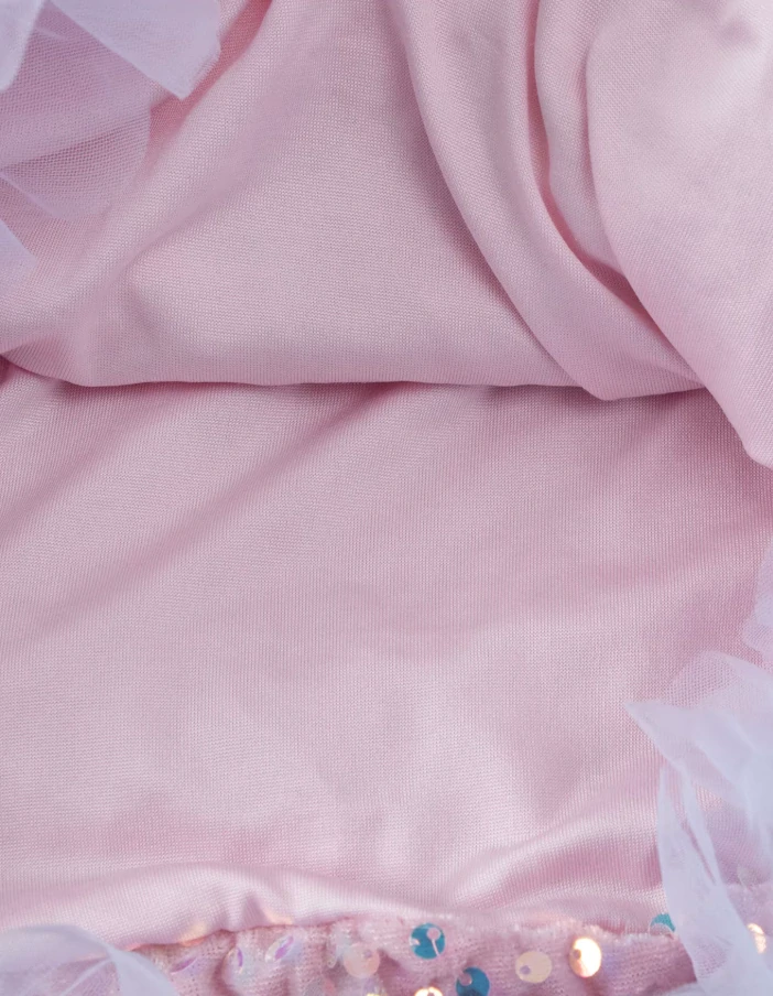 Dívčí šaty Tutu Petti s flitrem slavnostní Zlaté