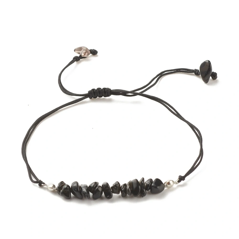 Shamballa náramek přátelství ze zlomků kamenů – bílá styl křišťál