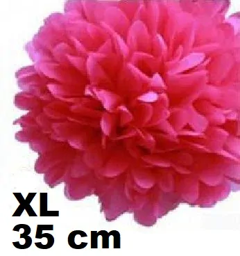 Papírové květinové koule Pom-poms 15cm Sada 10 kusů