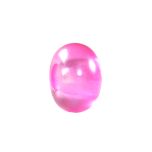 Korálek BONO tmavě růžový průsvitný - TOPBEADS 