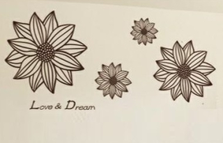 Samolepky na zeď - Love and Dream (arch 50x70)
