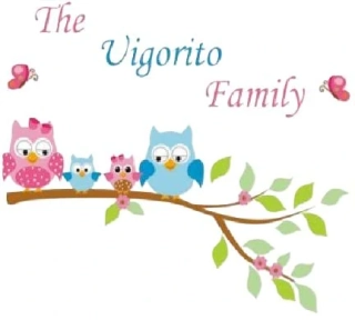 Dětské samolepky na zeď - Sovičky na větvi