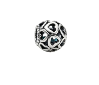 Korálek na náramek Srdíčka - TOPBEADS