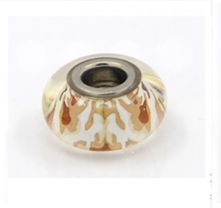 Korálek 46 ANY Capuciino skleněný - TOPBEADS