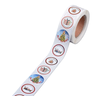 Dekorativní samolepky Vánoční mix 5 - 100 ks