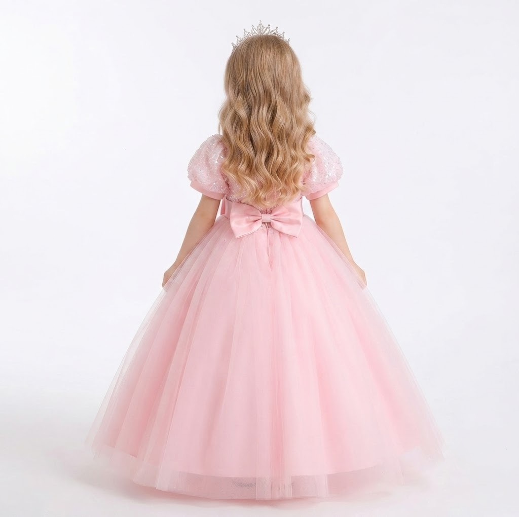dlouhé princeznovské šaty pro holčičky
